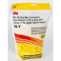 SGY POUCH Yellow Wire Conn. (100/Pouch)